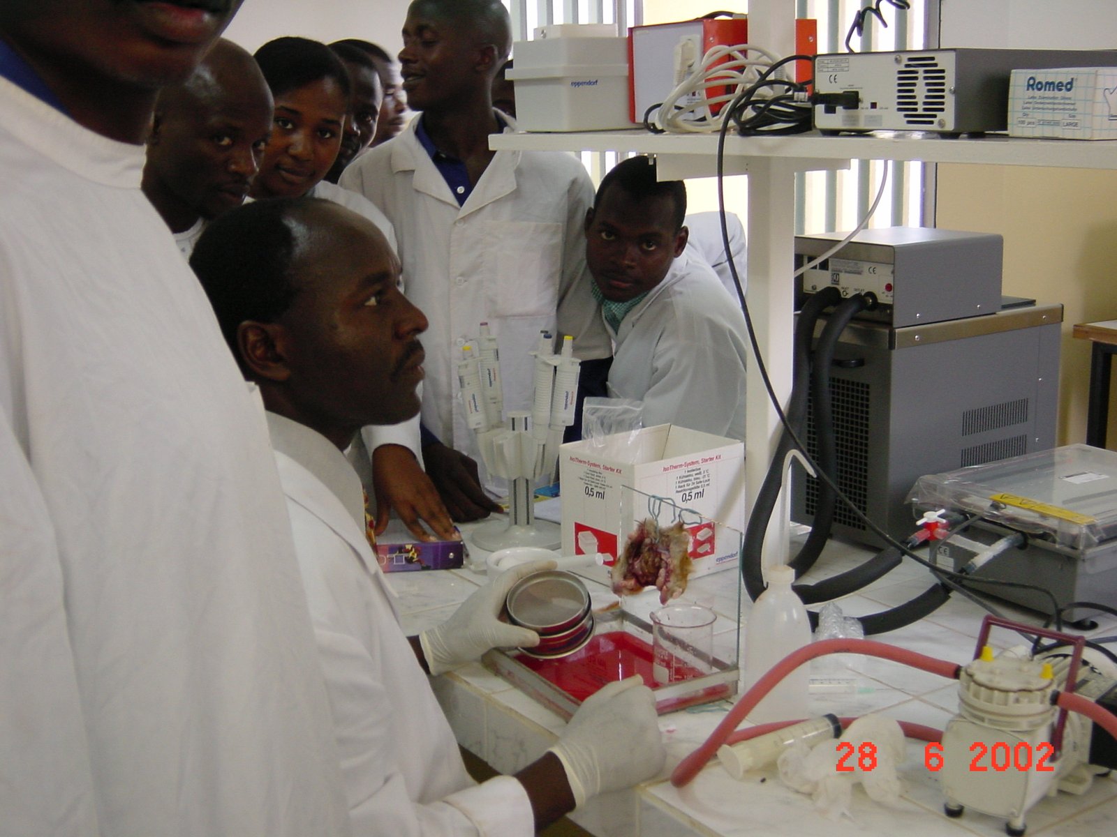Parasitology Laboratory at Centre Schisto