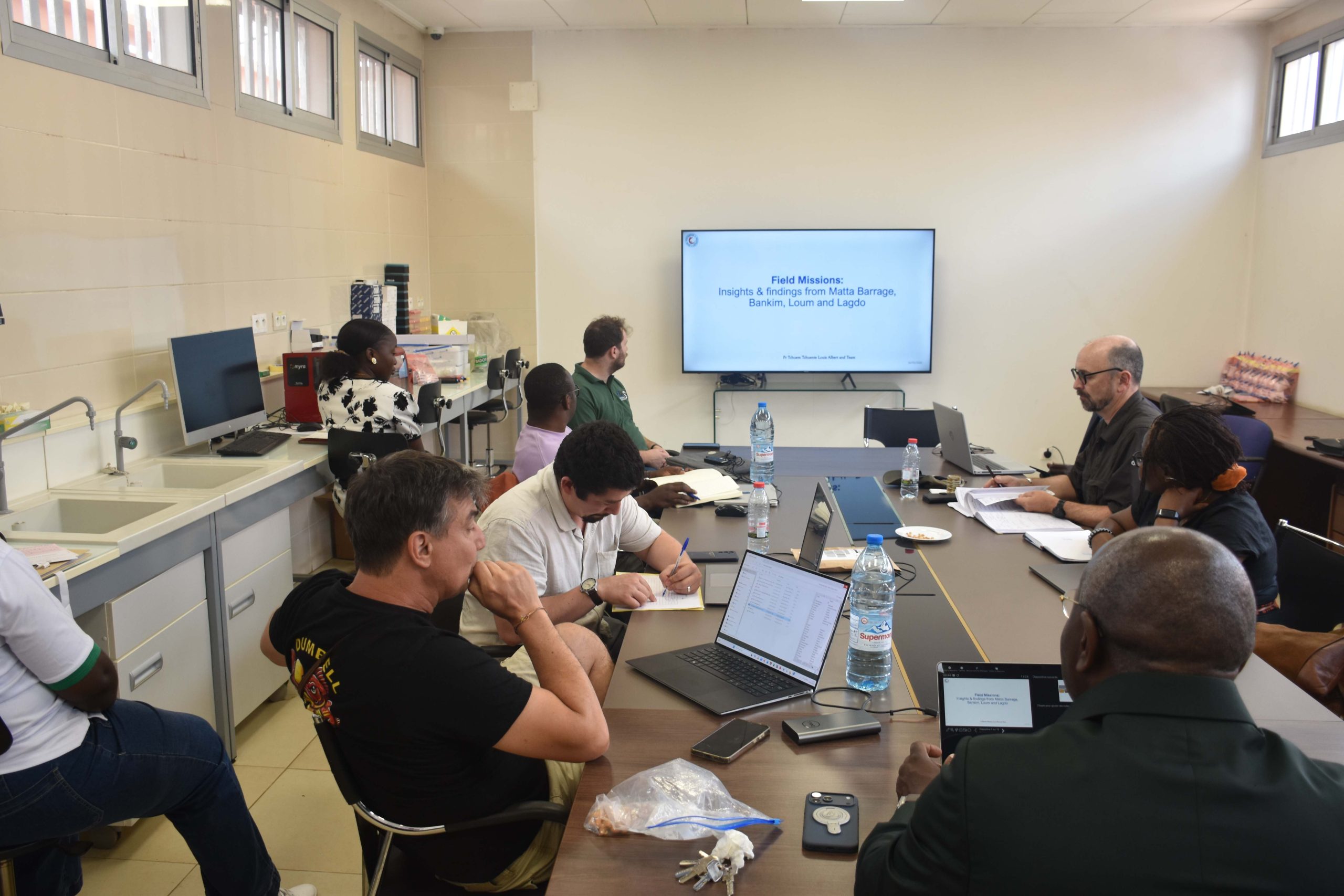 Scientific review and strategic planning meeting at the CSP conference room in Yaoundé